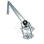Cremallera para subir vidrio C/aleta derechaRn85  89/95 TY-WR007RH