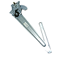 Cremallera para subir vidrio C/aleta derechaRn85  89/95 TY-WR007RH