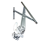 Cremallera para subir  izquierda vidrio corrido modelo 84/88