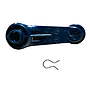 Manecilla de subir vidrio azul astrillado plastico