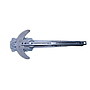 Cremallera para subir vidrio LH RN85 C/aleta