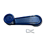 Manecilla de subir vidrio azul astrillado plastico